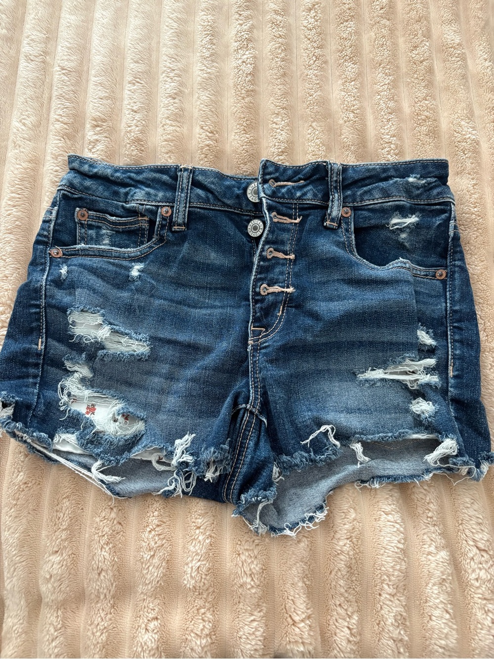 American Eagle denim shorts, size 8